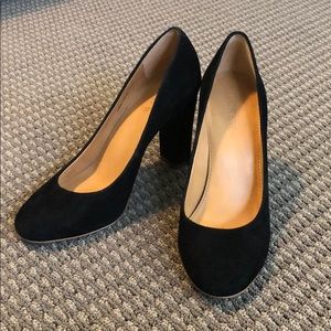 J. Crew - black block heels